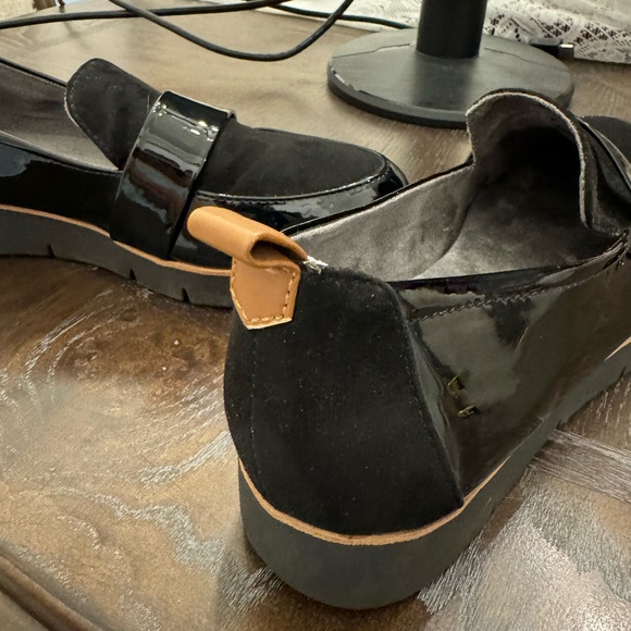 Dr. Scholl’s Watson Black Loafer Size 7.5 M Wedge Heel - Picture 7 of 7